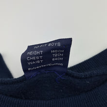 Load image into Gallery viewer, Boys Match It, navy fleece lined sweater / jumper, GUC, size 10,  