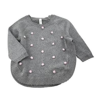 Girls Dymples, metallic knit sweater / jumper, GUC, size 2,  