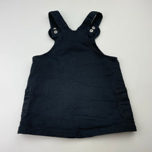 Load image into Gallery viewer, Girls Disney, Minnie Mouse overalls dress / pinafore, EUC, size 00, L: 39cm