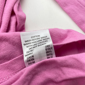 Girls Target, organic cotton long sleeve tee / top, FUC, size 14,  