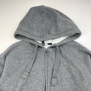 Unisex Bonds, grey fleece lined zip hoodie sweater, EUC, size 10,  