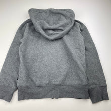 Load image into Gallery viewer, Unisex Bonds, grey fleece lined zip hoodie sweater, EUC, size 10,  