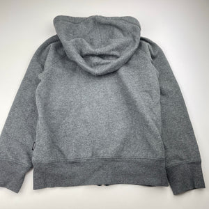 Unisex Bonds, grey fleece lined zip hoodie sweater, EUC, size 10,  