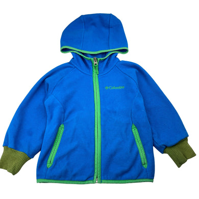 Boys Columbia, fleece zip hoodie sweater / jacket, FUC, size 4-5,  