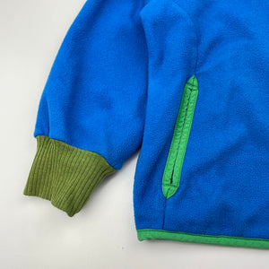 Boys Columbia, fleece zip hoodie sweater / jacket, FUC, size 4-5,  