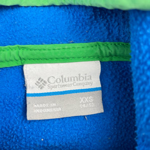 Boys Columbia, fleece zip hoodie sweater / jacket, FUC, size 4-5,  