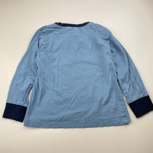 Boys Target, cotton long sleeve pyjama top, diggers, GUC, size 4,  
