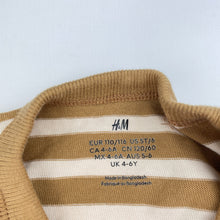 Load image into Gallery viewer, Boys H&amp;M, soft feel striped cotton long sleeve top, EUC, size 5-6,  