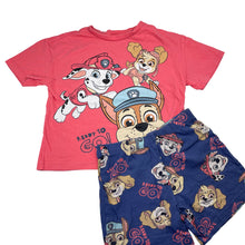 Load image into Gallery viewer, Girls Nickelodeon, Paw Patrol cotton pyjama top &amp; shorts, GUC, size 4,  
