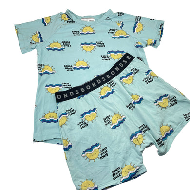 Unisex Bonds, stretchy pyjama top & shorts, FUC, size 10,  