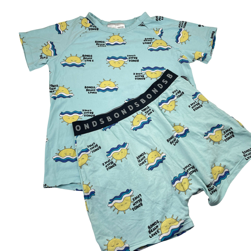 Unisex Bonds, stretchy pyjama top & shorts, FUC, size 10,  
