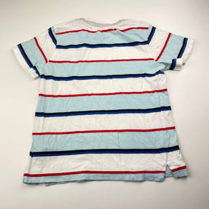 Boys Milkshake, striped cotton tee / top, dinosaur, FUC, size 5,  