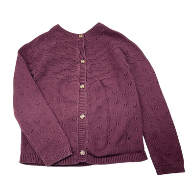 Girls Anko, cotton knitted cardigan, wash fade, FUC, size 6,  