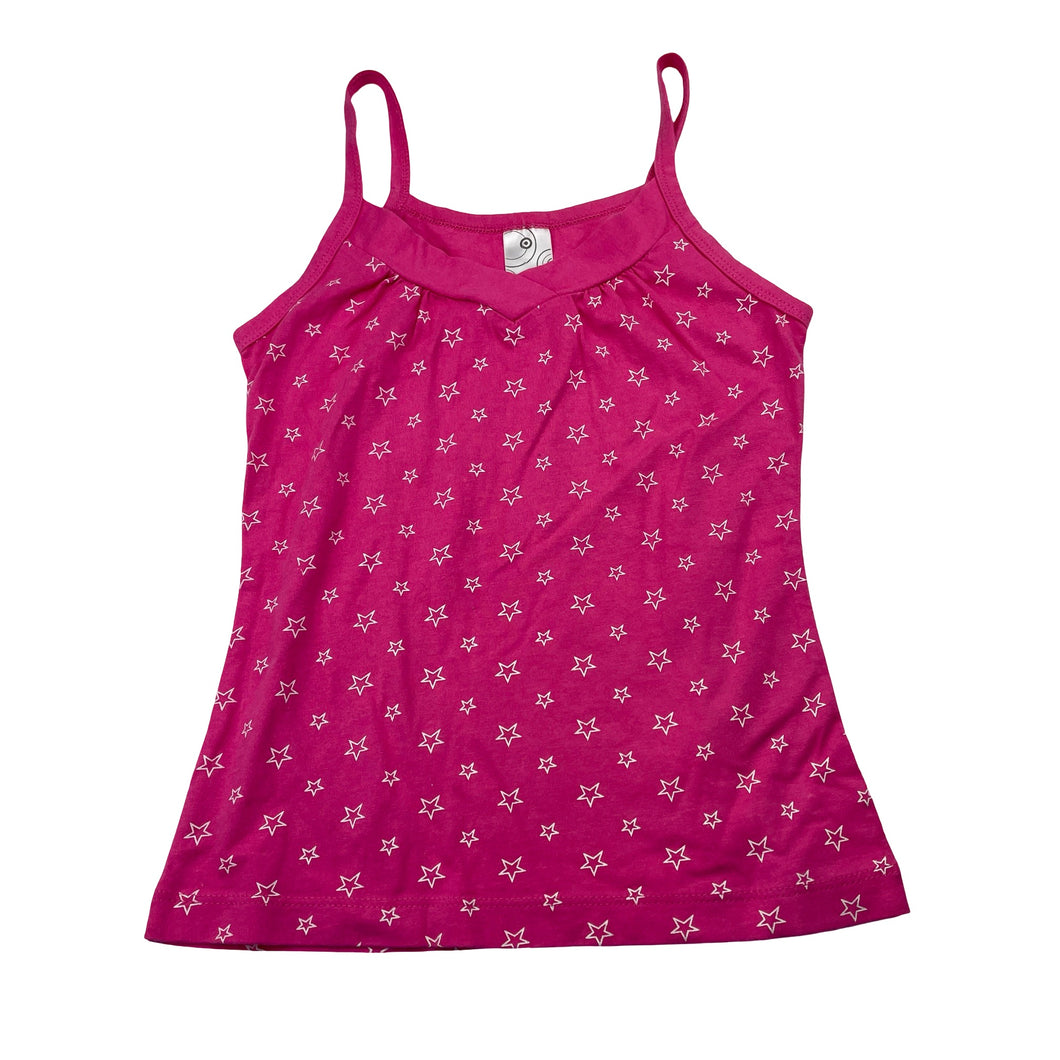 Girls Target, pink cotton singlet top, EUC, size 7,  