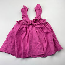 Load image into Gallery viewer, Girls Target, pink viscose / linen summer top, EUC, size 2,  