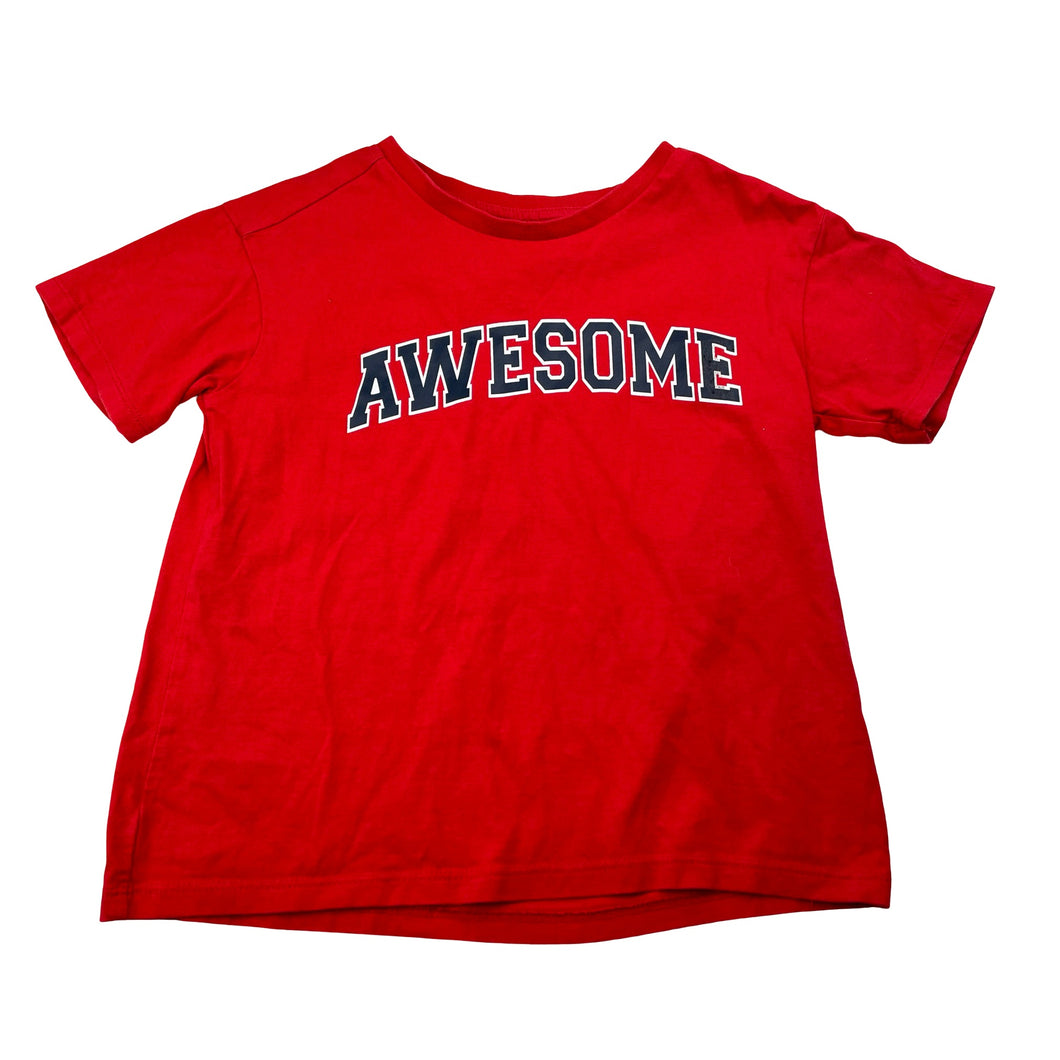 Boys Anko, red cotton tee / top, EUC, size 6,  