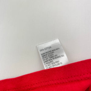 Boys Anko, red cotton tee / top, EUC, size 6,  
