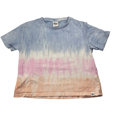 Girls Piping Hot, tie dyed cotton tee / top, GUC, size 8,  