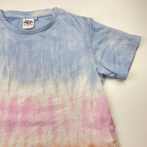 Girls Piping Hot, tie dyed cotton tee / top, GUC, size 8,  