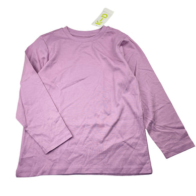 Girls KID, cotton long sleeve tee / top, NEW, size 4,  