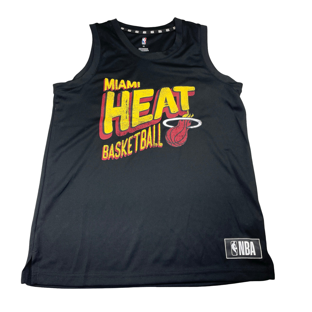 Boys NBA, Miami Heat basketball top, EUC, size 12,  