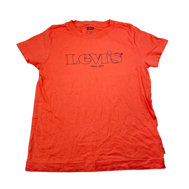 Unisex Levis, coral cotton tee / top, EUC, size 8,  