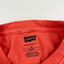 Load image into Gallery viewer, Unisex Levis, coral cotton tee / top, EUC, size 8,  