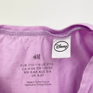 Girls H&M, Disney Frozen Anna cotton tee / top, GUC, size 5-6,  