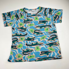 Load image into Gallery viewer, Unisex Bonds, pyjama top &amp; shorts, crocodiles, wash fade, FUC, size 10,  