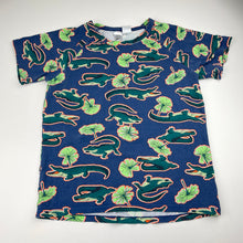 Load image into Gallery viewer, Unisex Bonds, stretchy pyjama top &amp; bottoms, crocodiles, wash fade, FUC, size 12,  