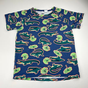 Unisex Bonds, stretchy pyjama top & bottoms, crocodiles, wash fade, FUC, size 12,  