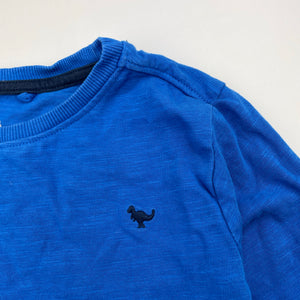 Boys Anko, cotton long sleeve tee / top, dinosaur, GUC, size 8,  