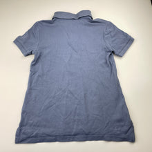 Load image into Gallery viewer, Boys Polo Ralph Lauren, blue cotton polo shirt top, GUC, size 7,  