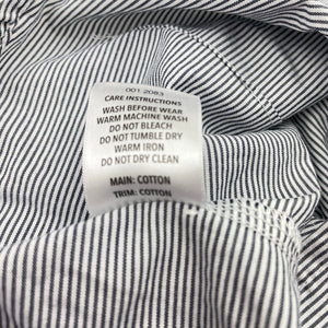 Boys Peter Morrissey, striped cotton short sleeve shirt, EUC, size 5,  