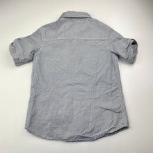 Load image into Gallery viewer, Boys Peter Morrissey, striped cotton short sleeve shirt, EUC, size 5,  