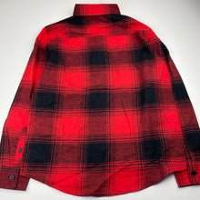 Load image into Gallery viewer, Boys H&amp;M, red &amp; black check cotton long sleeve shirt, NEW, size 12,  