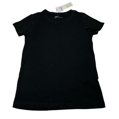 Girls Anko, black cotton tee / top, NEW, size 9,  