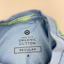 Load image into Gallery viewer, Boys Target, organic cotton tee / top, dinosaurs, FUC, size 4,  