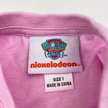 Load image into Gallery viewer, Girls Nickelodeon, Paw Patrol Skye cotton tee / top, EUC, size 1,  