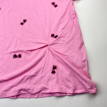 Load image into Gallery viewer, Girls Zara, embroidered cotton twist front tee / top, EUC, size 11-12,  