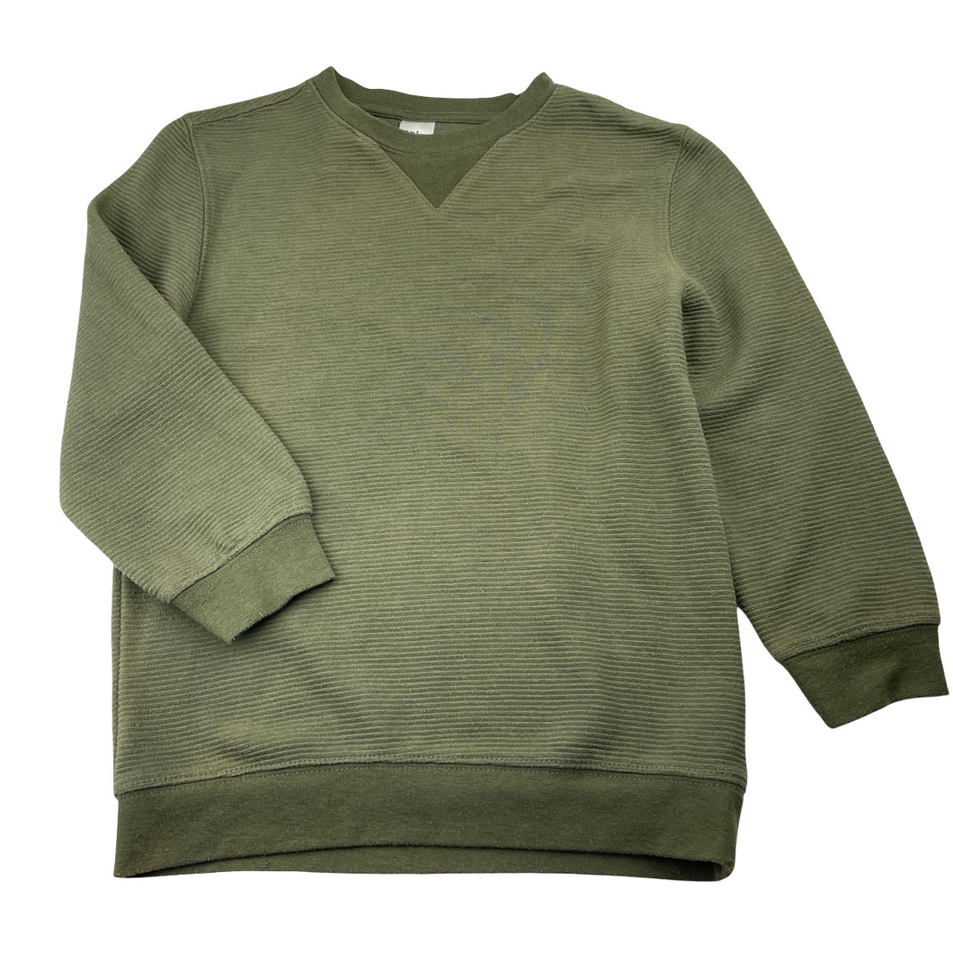 Boys Anko, khaki ribbed top / lightweight sweater, FUC, size 8,  