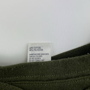 Boys Anko, khaki ribbed top / lightweight sweater, FUC, size 8,  