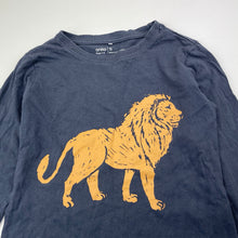 Load image into Gallery viewer, Boys Anko, cotton long sleeve tee / top, lion, GUC, size 5,  
