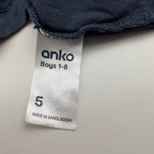 Load image into Gallery viewer, Boys Anko, cotton long sleeve tee / top, lion, GUC, size 5,  