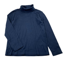Load image into Gallery viewer, Unisex Anko, navy soft cotton skivvy / roll neck top, EUC, size 5,  