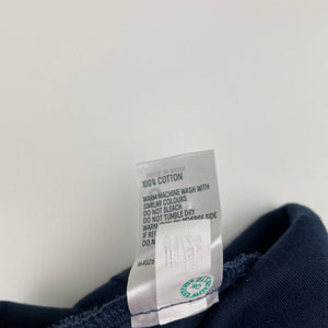 Unisex Anko, navy soft cotton skivvy / roll neck top, EUC, size 5,  