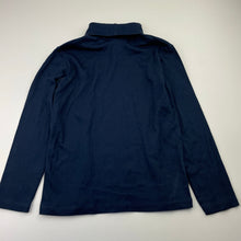 Load image into Gallery viewer, Unisex Anko, navy soft cotton skivvy / roll neck top, EUC, size 5,  