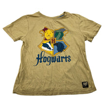 Load image into Gallery viewer, Unisex H&amp;M, Harry Potter Hogwarts cotton tee / top, GUC, size 5-6,  
