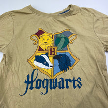 Load image into Gallery viewer, Unisex H&amp;M, Harry Potter Hogwarts cotton tee / top, GUC, size 5-6,  