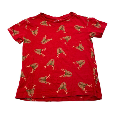 Unisex Anko, cotton Christmas tee / top, reindeer, GUC, size 5,  